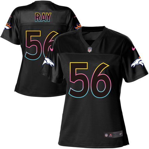 Nike Broncos #56 Shane Ray Black Women's NFL Fashion Game Jersey Nike Broncos #56 Shane Ray Black Women's NFL Fashion Game Jersey