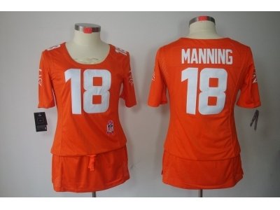 Womens NEW Denver Broncos 18 Manning Elite breast Cancer Awareness Orange Jerseys Womens NEW Denver Broncos 18 Manning Elite breast Cancer Awareness Orange Jerseys