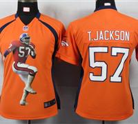 Women Nike Denver Broncos 57 T.jackson Orange Portrait Fashion Game Jerseys Women Nike Denver Broncos 57 T.jackson Orange Portrait Fashion Game Jerseys