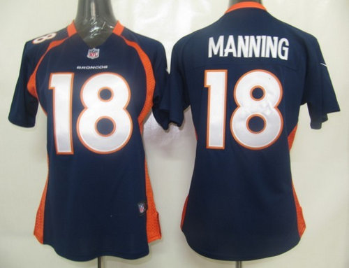 Women Nike Denver Broncos 18 Peyton Manning Blue Game Jerseys Women Nike Denver Broncos 18 Peyton Manning Blue Game Jerseys