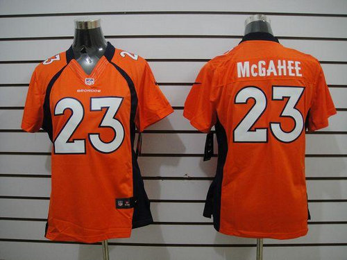 Women NEW NFL Denver Broncos 23 Willis McGahee Orange Jerseys Women NEW NFL Denver Broncos 23 Willis McGahee Orange Jerseys