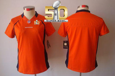 Nike Broncos Blank Orange Team Color Super Bowl 50 Women's Stitched NFL Limited Jersey Nike Broncos Blank Orange Team Color Super Bowl 50 Women's Stitched NFL Limited Jersey