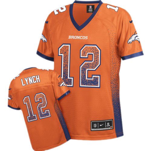 Nike Broncos #12 Paxton Lynch Orange Team Color Women's Stitched NFL Elite Drift Fashion Jersey Nike Broncos #12 Paxton Lynch Orange Team Color Women's Stitched NFL Elite Drift Fashion Jersey