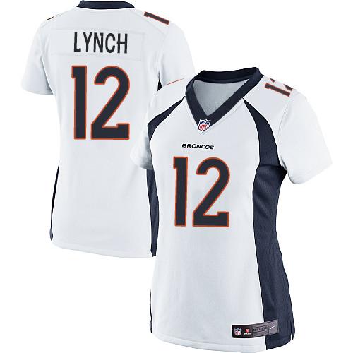 Nike Broncos #12 Paxton Lynch White Women's Stitched NFL New Limited Jersey Nike Broncos #12 Paxton Lynch White Women's Stitched NFL New Limited Jersey