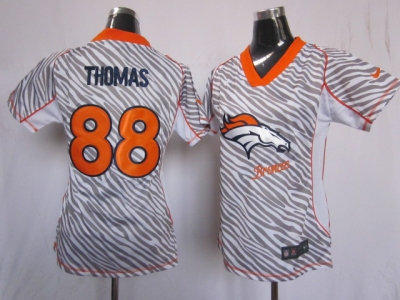 NEW Women NFL Denver Broncos #88 Demaryius Thomas jerseys(fem fan zebra) NEW Women NFL Denver Broncos #88 Demaryius Thomas jerseys(fem fan zebra)