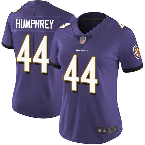 Ravens #44 Marlon Humphrey Purple Team Color Women's Stitched Football Vapor Untouchable Limited Jersey Ravens #44 Marlon Humphrey Purple Team Color Women's Stitched Football Vapor Untouchable Limited Jersey