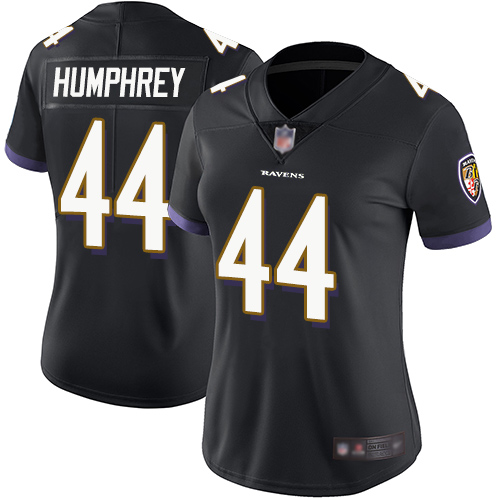Ravens #44 Marlon Humphrey Black Alternate Women's Stitched Football Vapor Untouchable Limited Jersey Ravens #44 Marlon Humphrey Black Alternate Women's Stitched Football Vapor Untouchable Limited Jersey