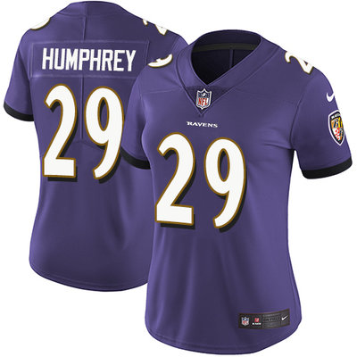 Nike Ravens #29 Marlon Humphrey Purple Team Color Women's Stitched NFL Vapor Untouchable Limited Jersey Nike Ravens #29 Marlon Humphrey Purple Team Color Women's Stitched NFL Vapor Untouchable Limited Jersey