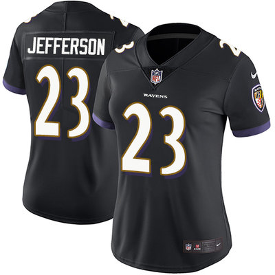 Nike Ravens #23 Tony Jefferson Black Alternate Women's Stitched NFL Vapor Untouchable Limited Jersey Nike Ravens #23 Tony Jefferson Black Alternate Women's Stitched NFL Vapor Untouchable Limited Jersey