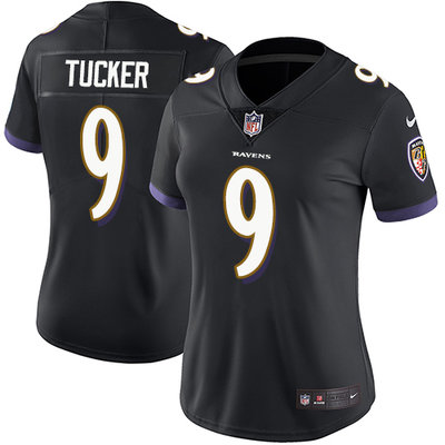 Nike Ravens #9 Justin Tucker Black Alternate Women's Stitched NFL Vapor Untouchable Limited Jersey Nike Ravens #9 Justin Tucker Black Alternate Women's Stitched NFL Vapor Untouchable Limited Jersey