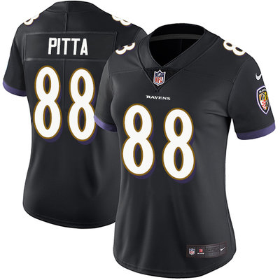 Nike Ravens #88 Dennis Pitta Black Alternate Women's Stitched NFL Vapor Untouchable Limited Jersey Nike Ravens #88 Dennis Pitta Black Alternate Women's Stitched NFL Vapor Untouchable Limited Jersey