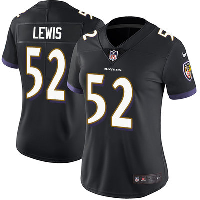 Nike Ravens #52 Ray Lewis Black Alternate Women's Stitched NFL Vapor Untouchable Limited Jersey Nike Ravens #52 Ray Lewis Black Alternate Women's Stitched NFL Vapor Untouchable Limited Jersey
