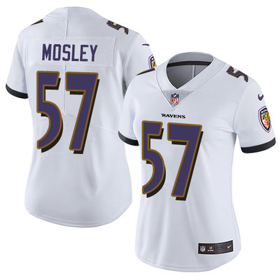 Nike Ravens #57 C.J. Mosley White Women's Stitched NFL Vapor Untouchable Limited Jersey Nike Ravens #57 C.J. Mosley White Women's Stitched NFL Vapor Untouchable Limited Jersey