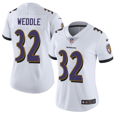 Nike Ravens #32 Eric Weddle White Women's Stitched NFL Vapor Untouchable Limited Jersey Nike Ravens #32 Eric Weddle White Women's Stitched NFL Vapor Untouchable Limited Jersey