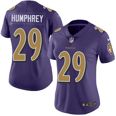 Nike Ravens #29 Marlon Humphrey Purple Women's Stitched NFL Limited Rush Jersey Nike Ravens #29 Marlon Humphrey Purple Women's Stitched NFL Limited Rush Jersey