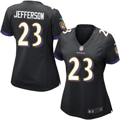 Nike Ravens #23 Tony Jefferson Black Alternate Women's Stitched NFL New Elite Jersey Nike Ravens #23 Tony Jefferson Black Alternate Women's Stitched NFL New Elite Jersey