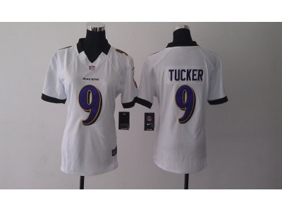 NEW women baltimore ravens #9 Tucker White jerseys NEW women baltimore ravens #9 Tucker White jerseys