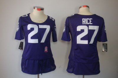 Womens NEW Baltimore Ravens 27# Ray Rice Elite breast Cancer Awareness Purple Jerseys Womens NEW Baltimore Ravens 27# Ray Rice Elite breast Cancer Awareness Purple Jerseys
