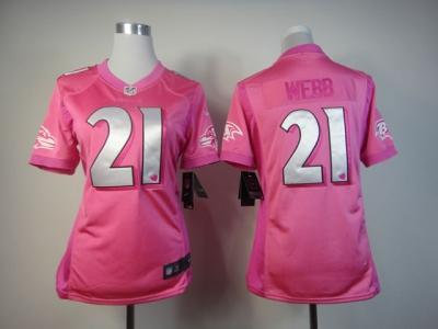 NEW Women Baltimore Ravens #21 Lardarius Webb Pink Jerseys(love s) NEW Women Baltimore Ravens #21 Lardarius Webb Pink Jerseys(love s)