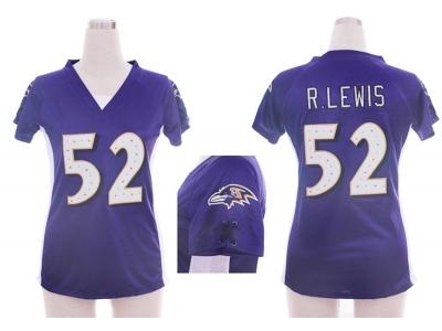 NEW women nfl Baltimore Ravens #52 r.lewis purple jerseys(draft him ii top) NEW women nfl Baltimore Ravens #52 r.lewis purple jerseys(draft him ii top)