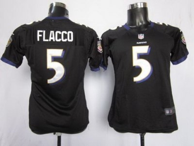 Women NEW Baltimore Ravens 5 Joe Flacco Black Jerseys Women NEW Baltimore Ravens 5 Joe Flacco Black Jerseys
