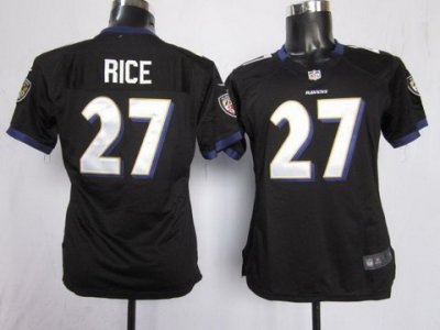 Women NEW Baltimore Ravens 27 Ray Rice Black Jerseys Women NEW Baltimore Ravens 27 Ray Rice Black Jerseys