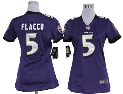 Women Nike Baltimore Ravens 5 Joe Flacco Purple Jerseys Women Nike Baltimore Ravens 5 Joe Flacco Purple Jerseys