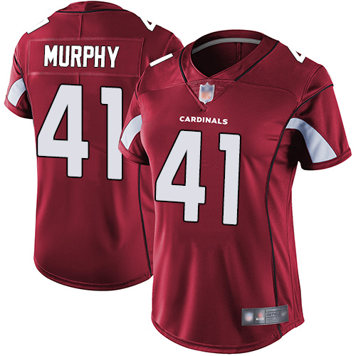 Cardinals #41 Byron Murphy Red Team Color Women's Stitched Football Vapor Untouchable Limited Jersey Cardinals #41 Byron Murphy Red Team Color Women's Stitched Football Vapor Untouchable Limited Jersey
