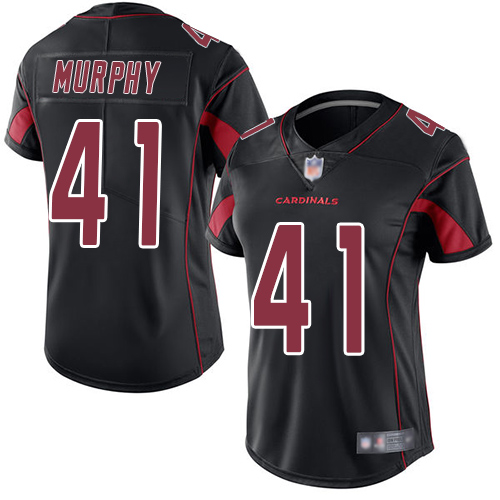 Cardinals #41 Byron Murphy Black Women's Stitched Football Limited Rush Jersey Cardinals #41 Byron Murphy Black Women's Stitched Football Limited Rush Jersey
