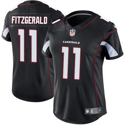 Nike Cardinals #11 Larry Fitzgerald Black Alternate Women's Stitched NFL Vapor Untouchable Limited Jersey Nike Cardinals #11 Larry Fitzgerald Black Alternate Women's Stitched NFL Vapor Untouchable Limited Jersey