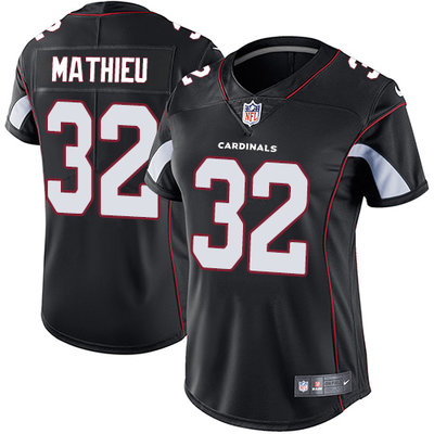 Nike Cardinals #32 Tyrann Mathieu Black Alternate Women's Stitched NFL Vapor Untouchable Limited Jersey Nike Cardinals #32 Tyrann Mathieu Black Alternate Women's Stitched NFL Vapor Untouchable Limited Jersey