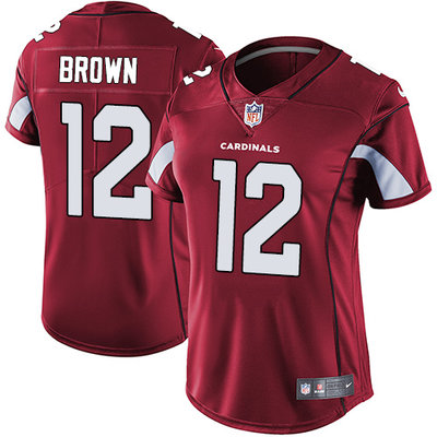 Nike Cardinals #12 John Brown Red Team Color Women's Stitched NFL Vapor Untouchable Limited Jersey Nike Cardinals #12 John Brown Red Team Color Women's Stitched NFL Vapor Untouchable Limited Jersey