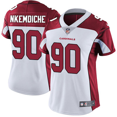 Nike Cardinals #90 Robert Nkemdiche White Women's Stitched NFL Vapor Untouchable Limited Jersey Nike Cardinals #90 Robert Nkemdiche White Women's Stitched NFL Vapor Untouchable Limited Jersey