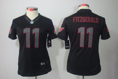 Women NEW NFL Arizona Cardinals 11 Larry Fitzgerald Impact Limited Black Jerseys Women NEW NFL Arizona Cardinals 11 Larry Fitzgerald Impact Limited Black Jerseys