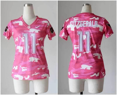 NEW women nfl jerseys arizona cardinals #11 larry fitzgerald pink(fashion camo) NEW women nfl jerseys arizona cardinals #11 larry fitzgerald pink(fashion camo)