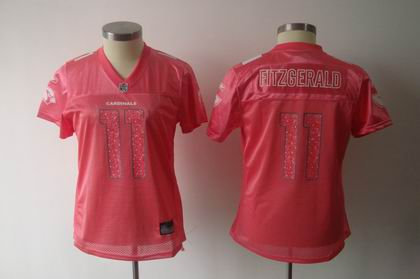 Women Sweetheart Arizona Cardinals 11 Larry Fitzgerald red jerseys