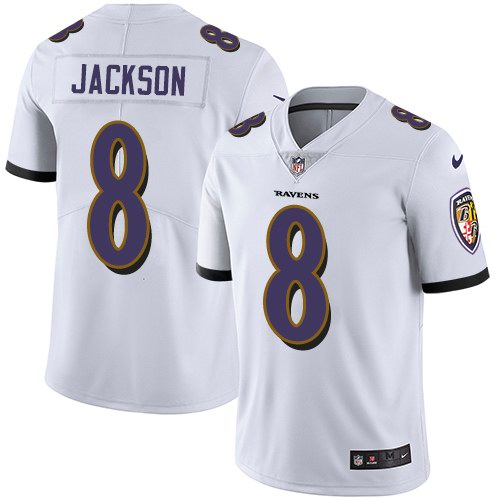 Nike Ravens 8 Lamar Jackson White Youth Vapor Untouchable Limited Jersey Nike Ravens 8 Lamar Jackson White Youth Vapor Untouchable Limited Jersey