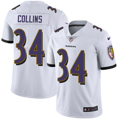 Nike Ravens #34 Alex Collins White Youth Stitched NFL Vapor Untouchable Limited Jersey Nike Ravens #34 Alex Collins White Youth Stitched NFL Vapor Untouchable Limited Jersey