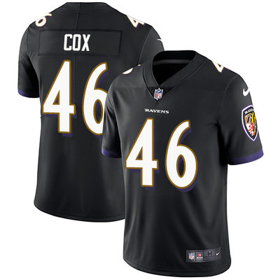 Nike Ravens #46 Morgan Cox Black Alternate Youth Stitched NFL Vapor Untouchable Limited Jersey Nike Ravens #46 Morgan Cox Black Alternate Youth Stitched NFL Vapor Untouchable Limited Jersey