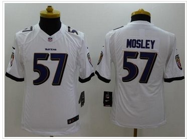 Youth NEW Ravens #57 C.J. Mosley White NFL New Limited Jersey Youth NEW Ravens #57 C.J. Mosley White NFL New Limited Jersey