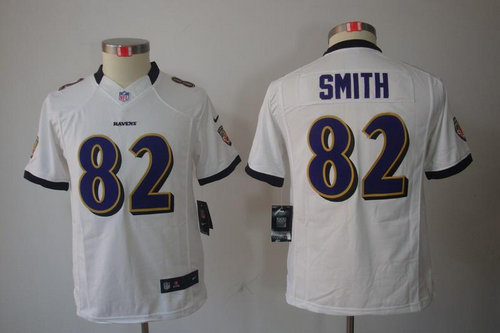 Youth NEW NFL Baltimore Ravens 82 Torrey Smith White Jerseys Youth NEW NFL Baltimore Ravens 82 Torrey Smith White Jerseys