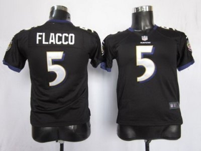 NEW NFL Youth Baltimore Ravens 5 Joe Flacco Black Jerseys NEW NFL Youth Baltimore Ravens 5 Joe Flacco Black Jerseys