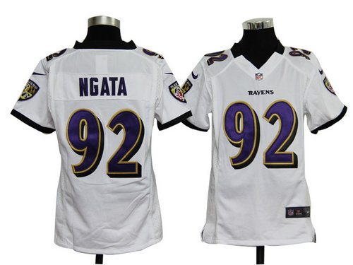 Youth Nike NFL Baltimore Ravens 92 Haloti Ngata White Jerseys Youth Nike NFL Baltimore Ravens 92 Haloti Ngata White Jerseys