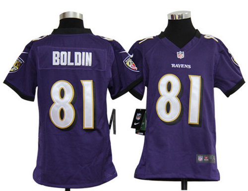 Youth Nike NFL Baltimore Ravens 81 Anquan Boldin Purple Jerseys Youth Nike NFL Baltimore Ravens 81 Anquan Boldin Purple Jerseys