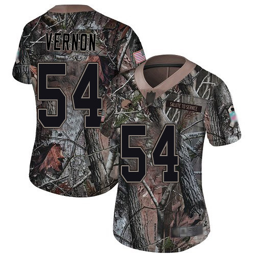 Browns #54 Olivier Vernon Camo Women's Stitched Football Limited Rush Realtree Jersey Browns #54 Olivier Vernon Camo Women's Stitched Football Limited Rush Realtree Jersey