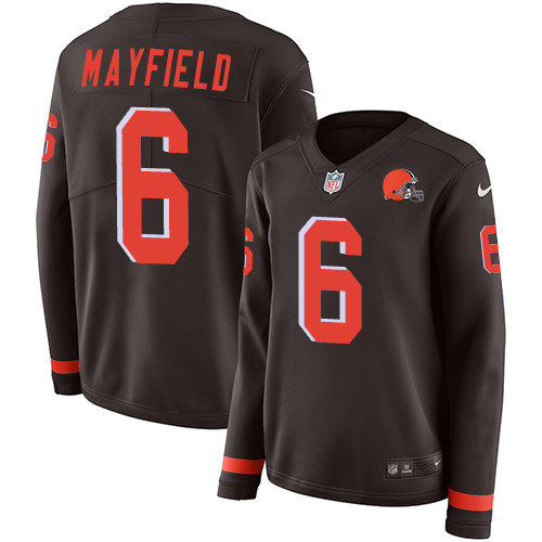 Nike Browns #6 Baker Mayfield Brown Team Color Women's Nike Browns #6 Baker Mayfield Brown Team Color Women's