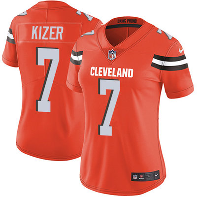 Nike Browns #7 DeShone Kizer Orange Alternate Women's Stitched NFL Vapor Untouchable Limited Jersey Nike Browns #7 DeShone Kizer Orange Alternate Women's Stitched NFL Vapor Untouchable Limited Jersey