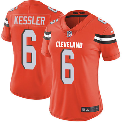 Nike Browns #6 Cody Kessler Orange Alternate Women's Stitched NFL Vapor Untouchable Limited Jersey Nike Browns #6 Cody Kessler Orange Alternate Women's Stitched NFL Vapor Untouchable Limited Jersey