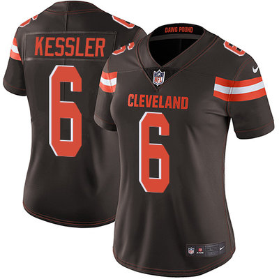 Nike Browns #6 Cody Kessler Brown Team Color Women's Stitched NFL Vapor Untouchable Limited Jersey Nike Browns #6 Cody Kessler Brown Team Color Women's Stitched NFL Vapor Untouchable Limited Jersey