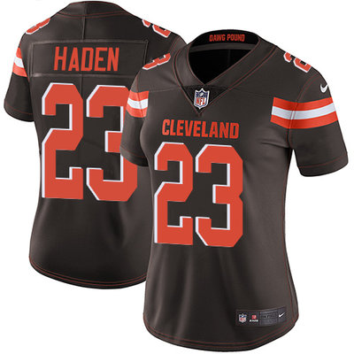Nike Browns #23 Joe Haden Brown Team Color Women's Stitched NFL Vapor Untouchable Limited Jersey Nike Browns #23 Joe Haden Brown Team Color Women's Stitched NFL Vapor Untouchable Limited Jersey